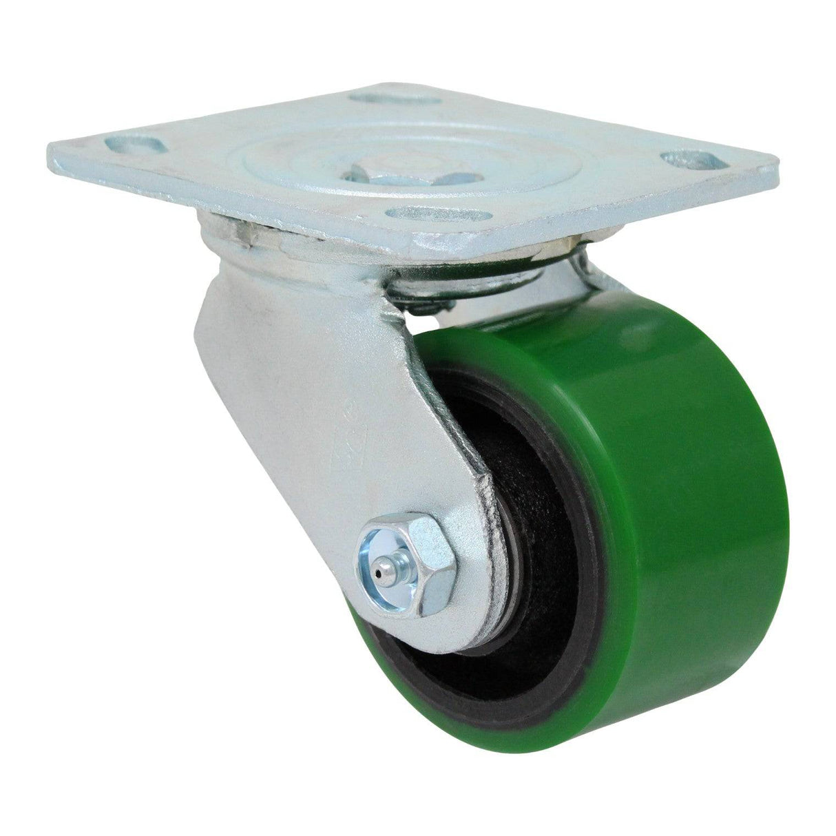 3-1/4" x 2" Medium Duty Series Swivel Caster with Polyon Wheel - 27PU34JG0417YY