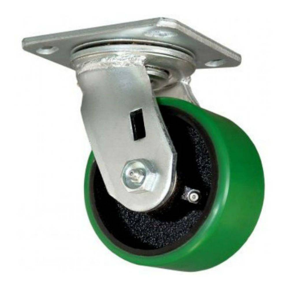 4" x 2" Medium Duty Series Swivel Caster with Polyon Wheel - 27PU40JG0417YY