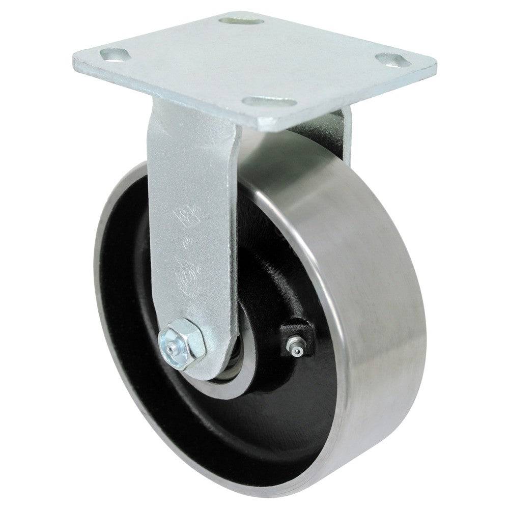 6" x 2" Heavy Duty Rigid Caster with Drop-Forged Steel Wheel - 46FS60JS6317YY