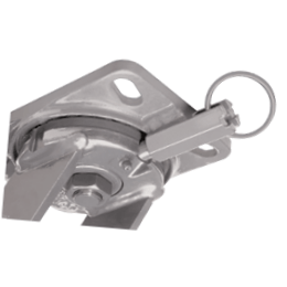 6" x 2" Heavy Duty Kingpinless Swivel Caster with Ultraflex Wheel - 41UX60JO6417PY