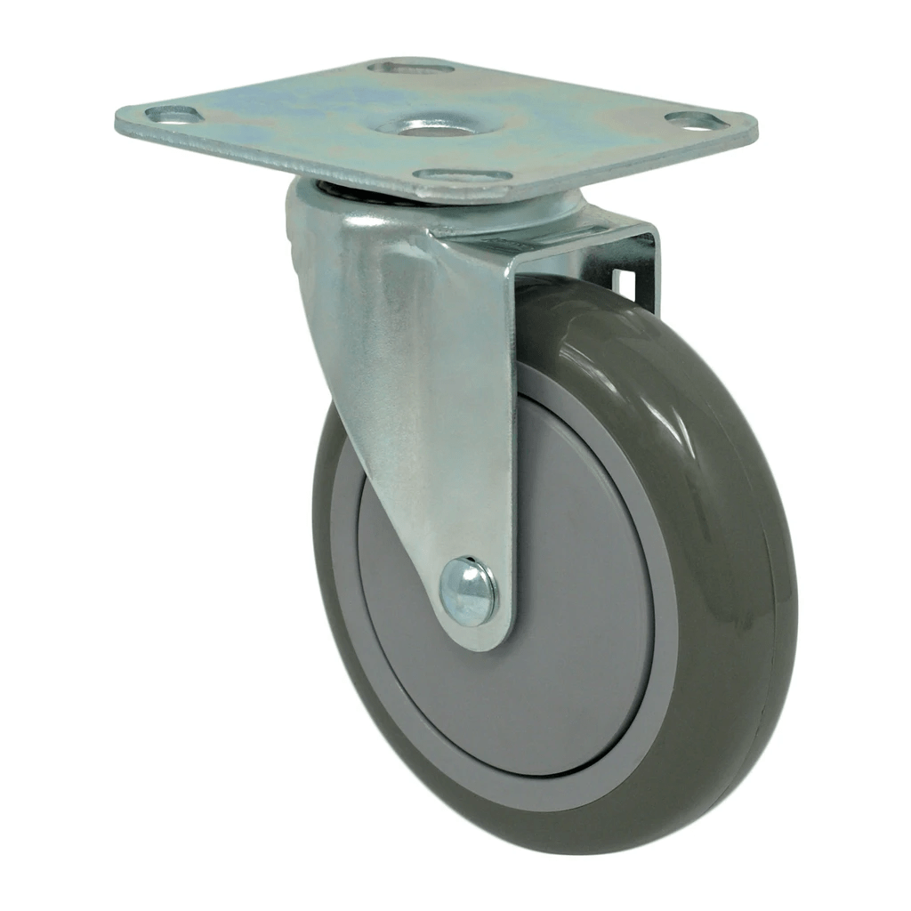 5" x 1-1/4" Light Medium Duty Swivel Caster with Poly-Pro Wheel - 75PP50GI4417YY