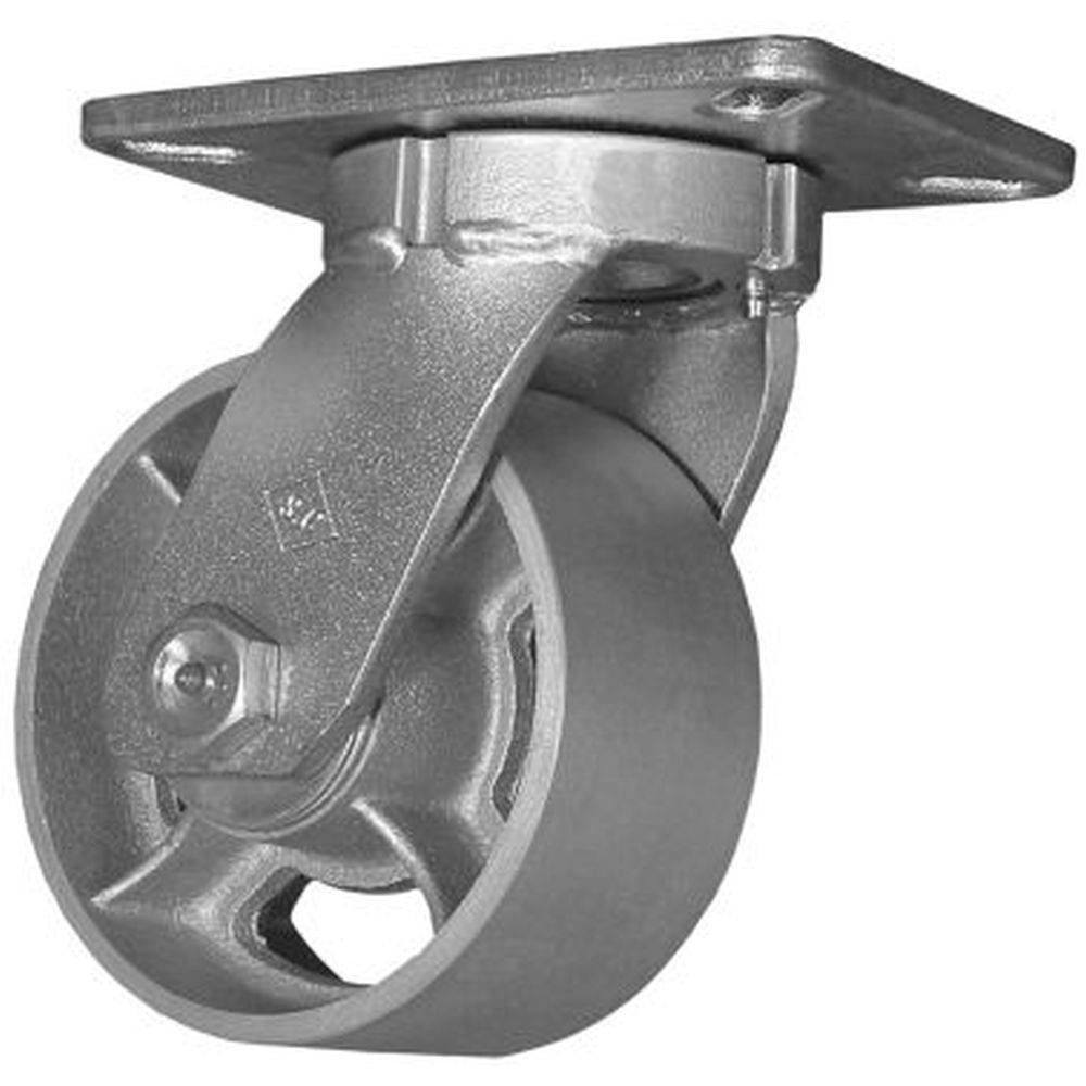 6" x 3" Extreme Duty Kingpinless Swivel Series Caster with Semi-Steel Wheel - 61SS60LS2425YY