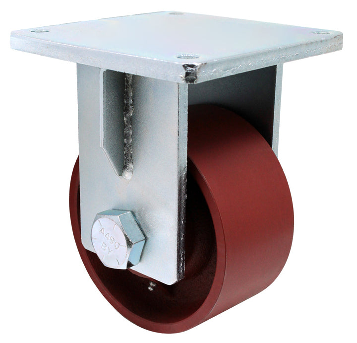 10" x 4" Extreme Duty Kingpinless Rigid Caster - 66DS10NR3345YY