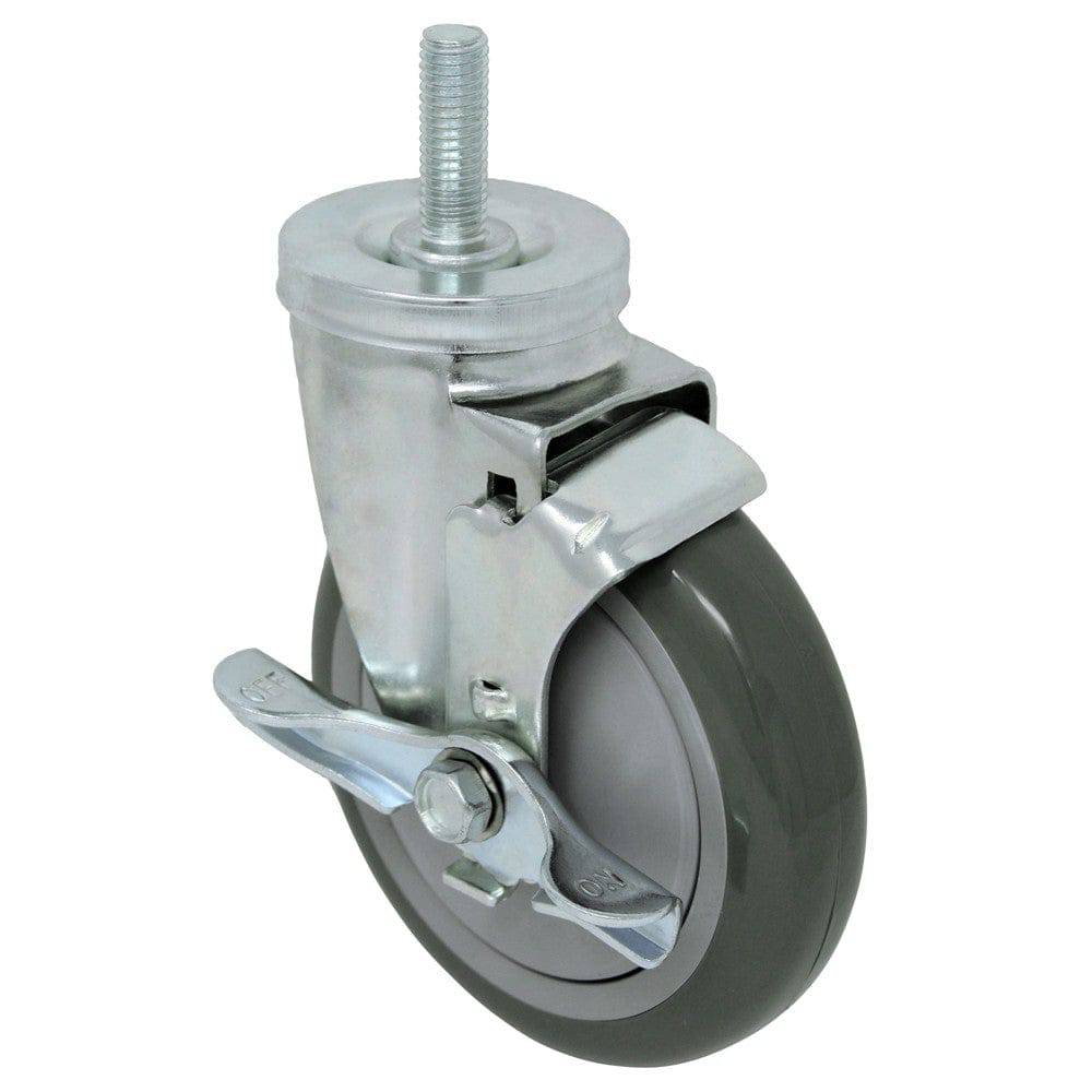 5" x 1-1/4" Light Medium Duty Swivel Caster with Poly-Pro Wheel - 21PP50GI4468TY