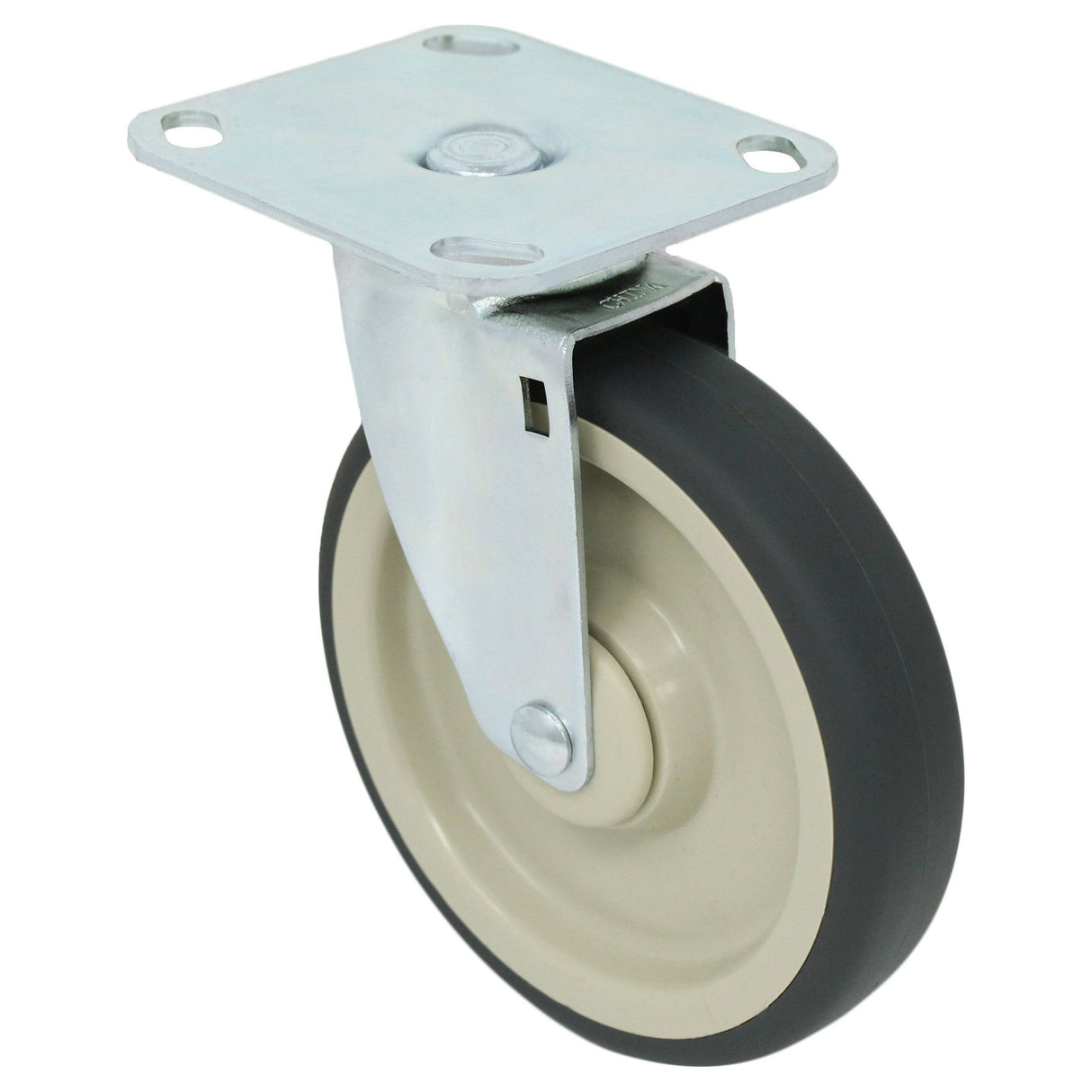 6" x 1-1/4" Light Medium Duty Swivel Caster with Thermo-Pro Wheel - 75TP60GY4717YY