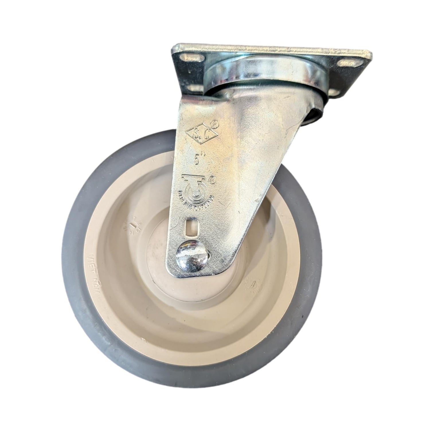 5" x 1-1/4" Light Medium Duty Swivel Caster with Thermo-Pro Wheel - 75TP50GY4706YY