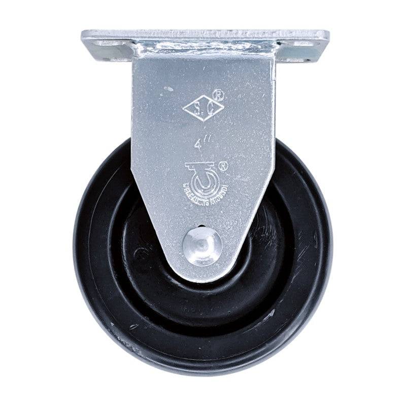 4" x 1-1/4" Light Medium Duty Rigid Caster with Polyolefin Wheel - 76PO40GB8211YY