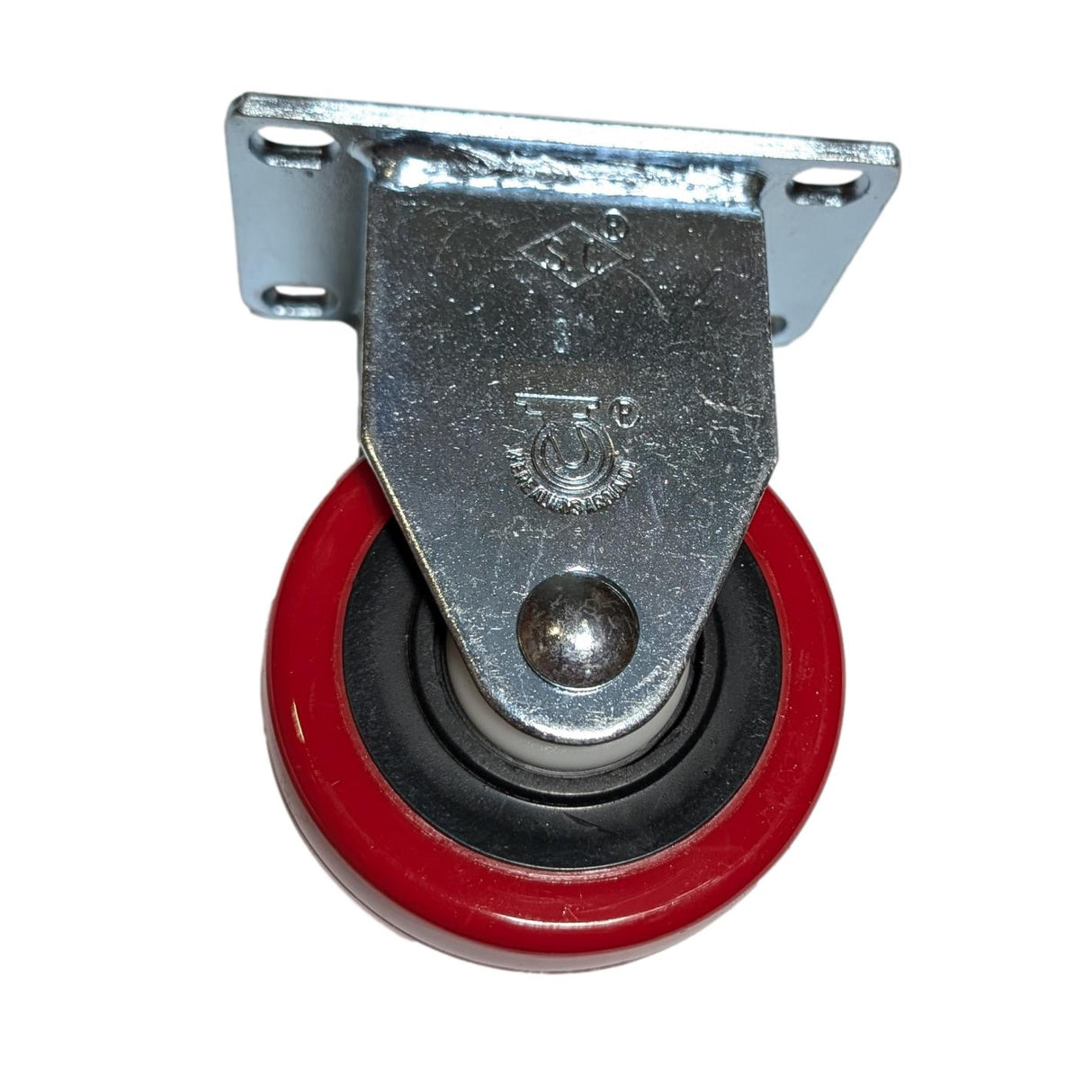 3" x 1-1/4" Light Medium Duty Rigid Caster with Poly-Pro Wheel - 76PP30GK5506YY