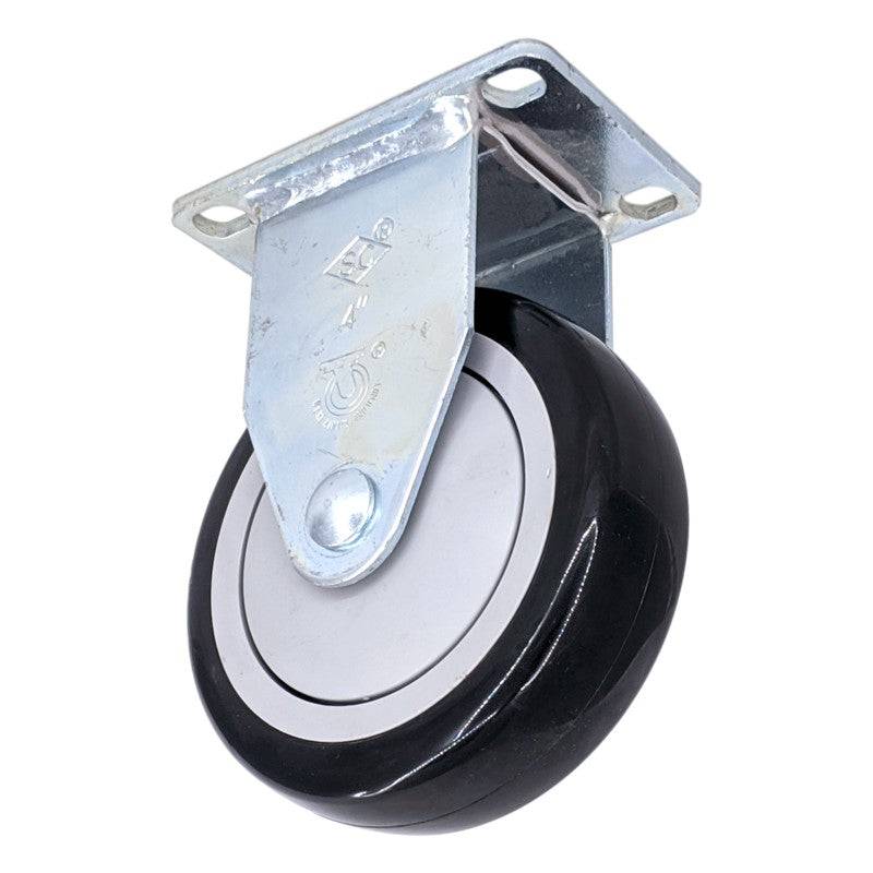 4" x 1-1/4" Light Medium Duty Rigid Caster with Poly-Pro Wheel - 76PP40GA4411YY