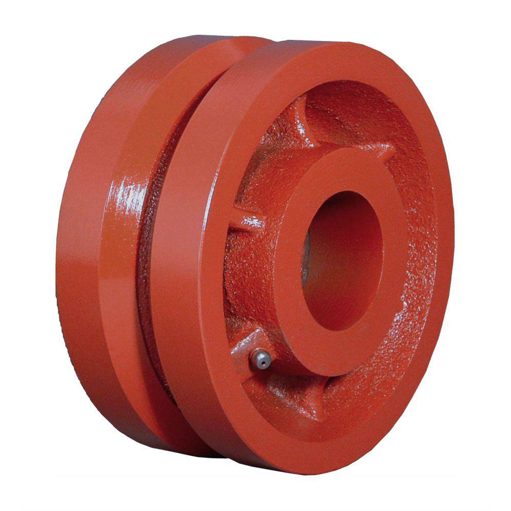 6" x 2-1/2" Ductile Steel V-Groove Wheel - DV60KT85