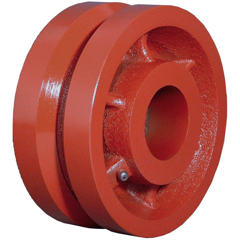 8" x 3" Ductile Steel V-Groove Wheel - DV80LT85
