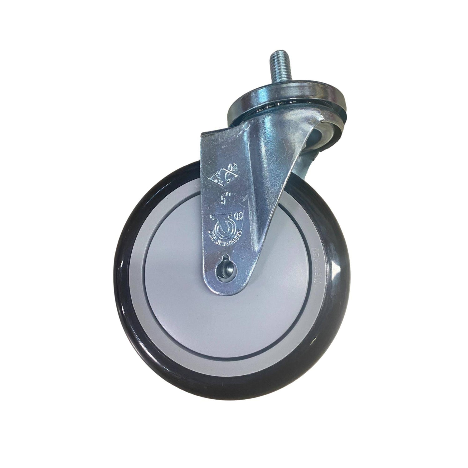 5" x 1-1/4" Light Medium Duty Swivel Caster with Poly-Pro Wheel - 21PP50GA4468YY