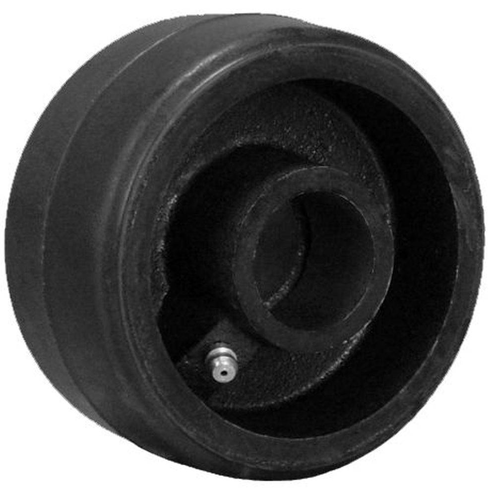 4" x 2" Low Profile Mold-On Rubber Wheel - LP40JB84