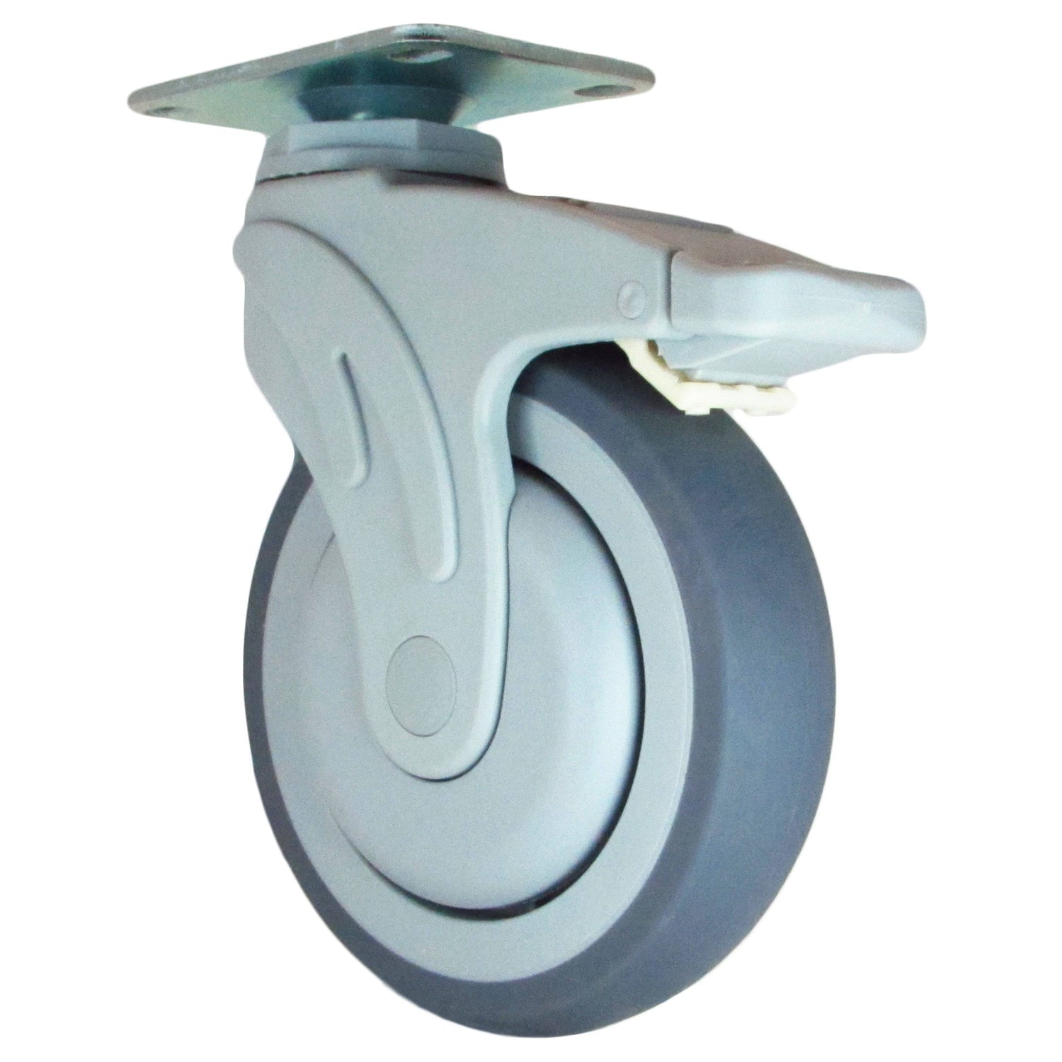 5" x 1-1/4" Composite Polymer Total Lock Swivel Caster with Thermo-Pro Wheel - PTTP50GI4406YY