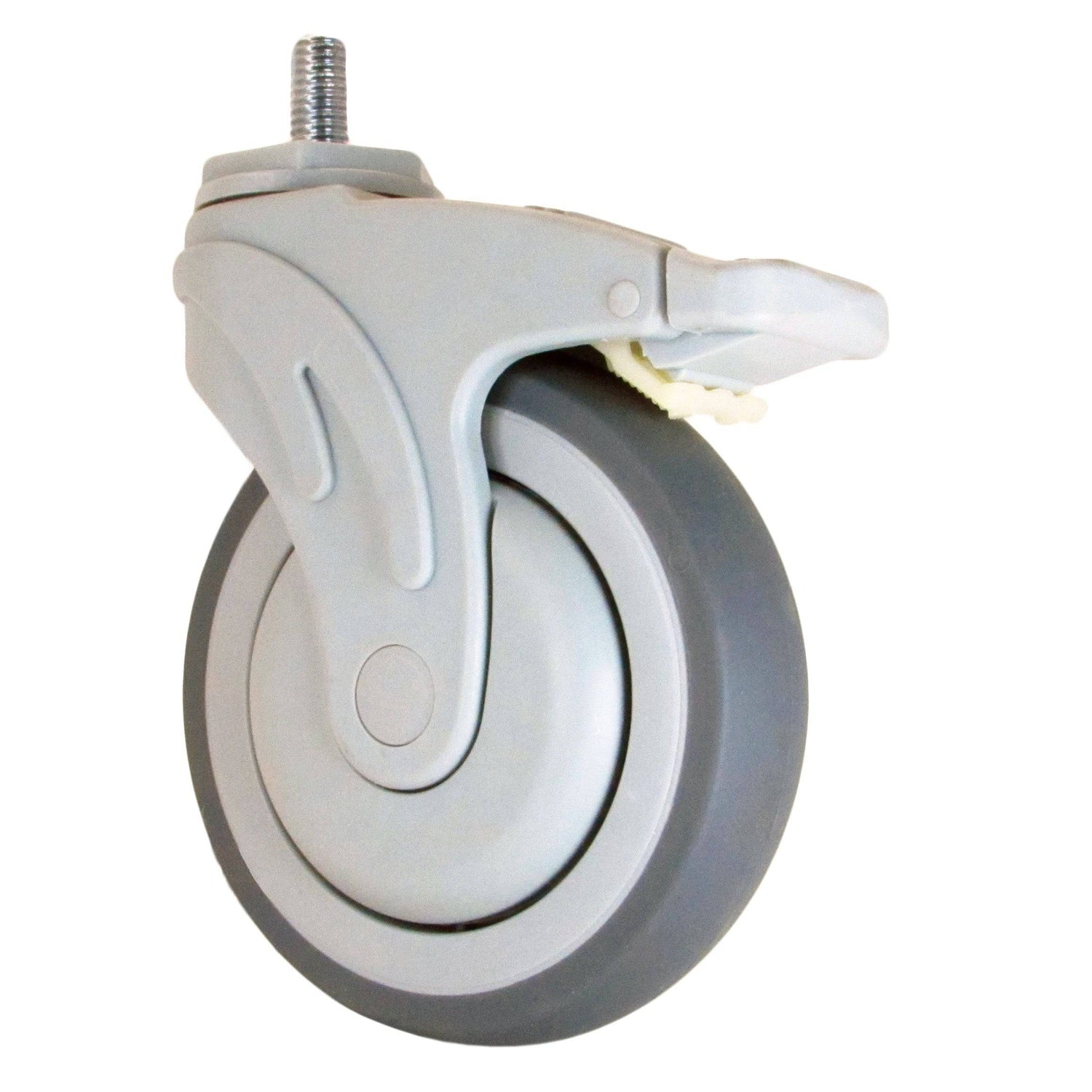 5" x 1-1/4" Composite Polymer Total Lock Swivel Caster with Thermo-Pro Wheel - PTTP50GI4468YY