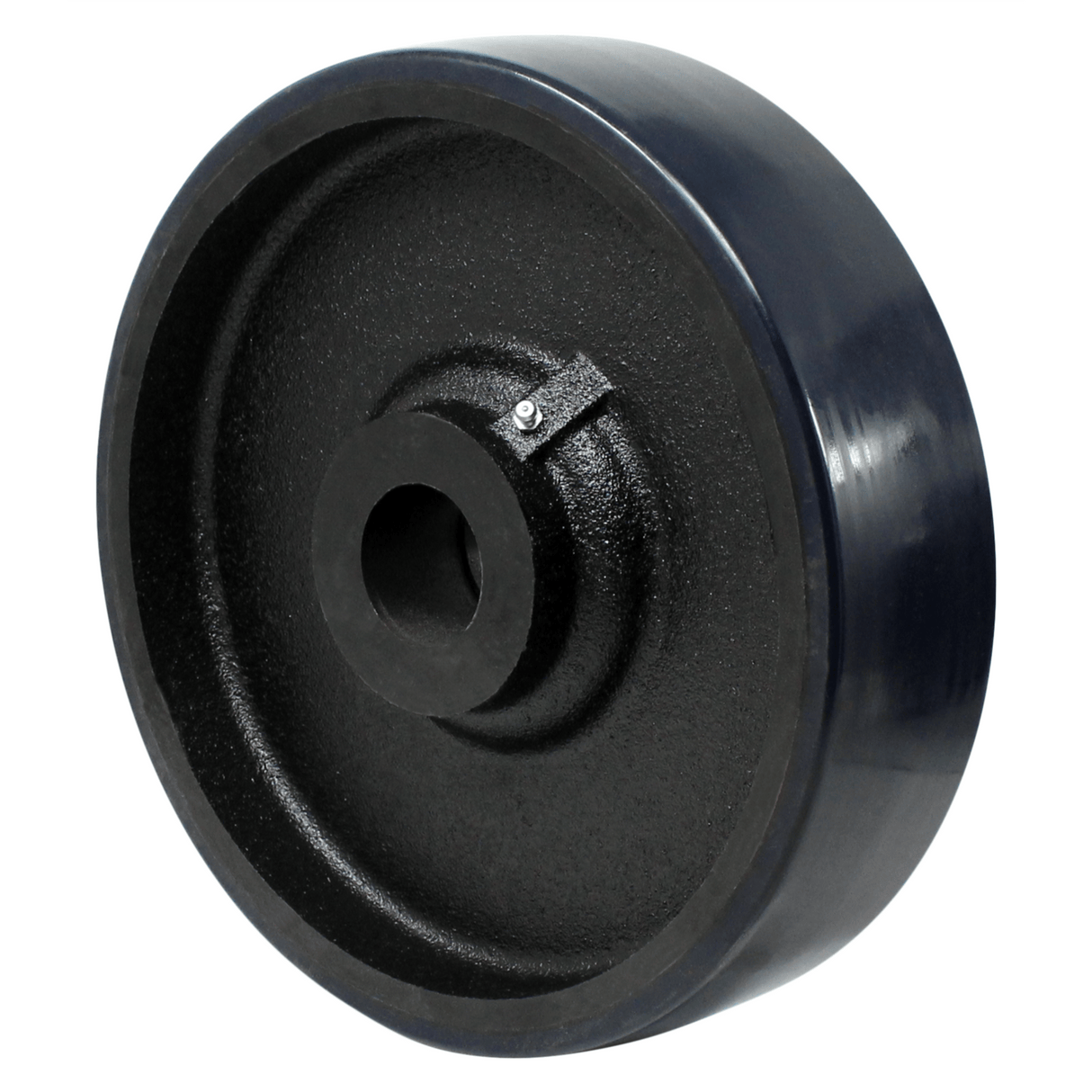12" x 2-1/2" Energy Saver Polyon on Cast Iron Wheel - SW12KU23
