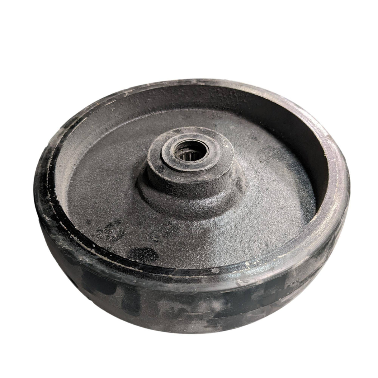 8" x 2" Energy Saver Polyon on Cast Iron Wheel - SW80JU04