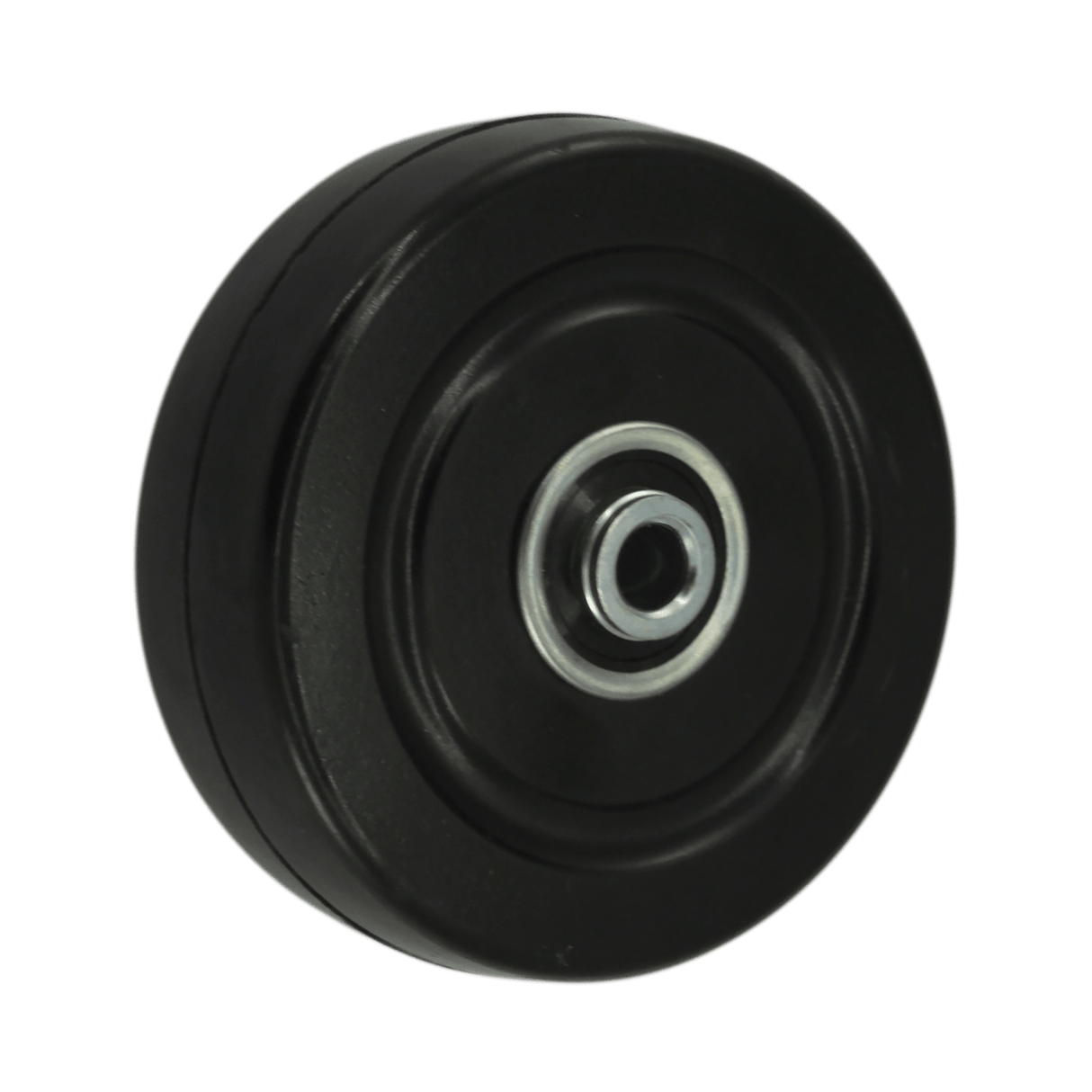 4" x 1-1/4" Hard Rubber Wheel - HR40GB42