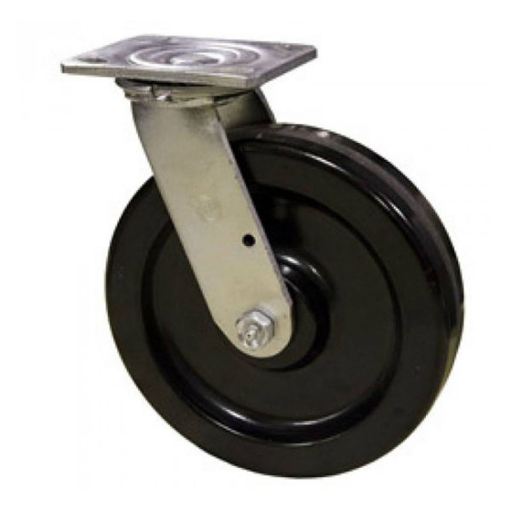 6" x 2" Medium Duty Series Swivel Caster with Phenolic Wheel - 27PH60JB0417YY