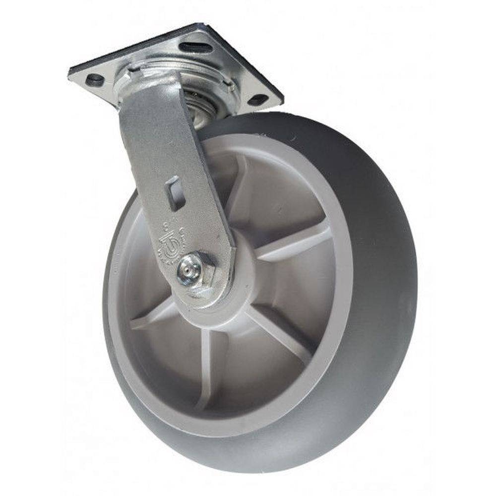 8" x 2" Medium Duty Series Swivel Caster with Thermo-Pro Wheel - 27TP80JX6017YY