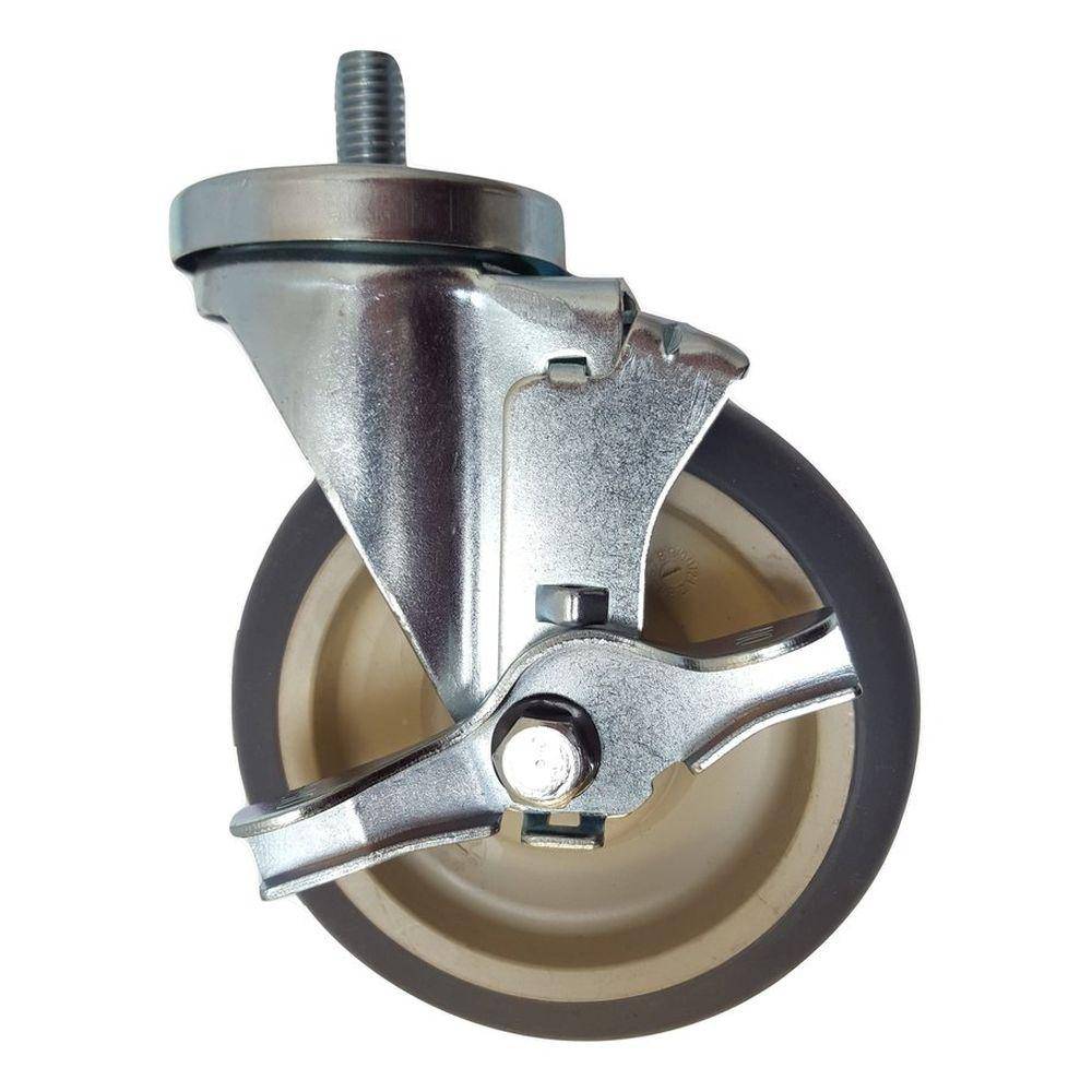 5" x 1-1/4" Light Medium Duty Swivel Caster with Thermo-Pro Wheel - 21TP50GY4767TY