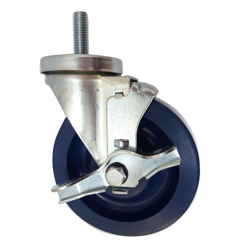 5" x 1-1/4" Light Medium Duty Swivel Caster with Duralastomer Wheel - 21SU50GL9070TY