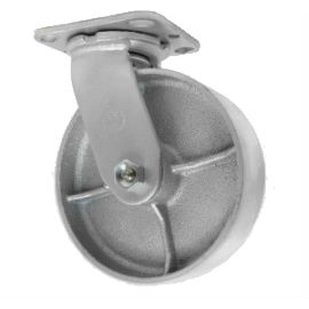 6" x 2" Medium Duty Series Swivel Caster with Semi-Steel Wheel - 27SS60JS0417YY