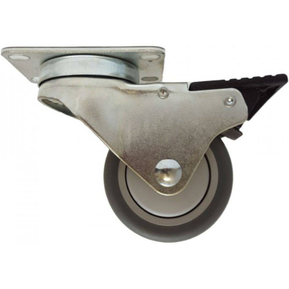 3" x 1-1/4" Light Medium Duty Total Lock Swivel Caster with Thermo-Pro Wheel - T3TP30GI4406YY