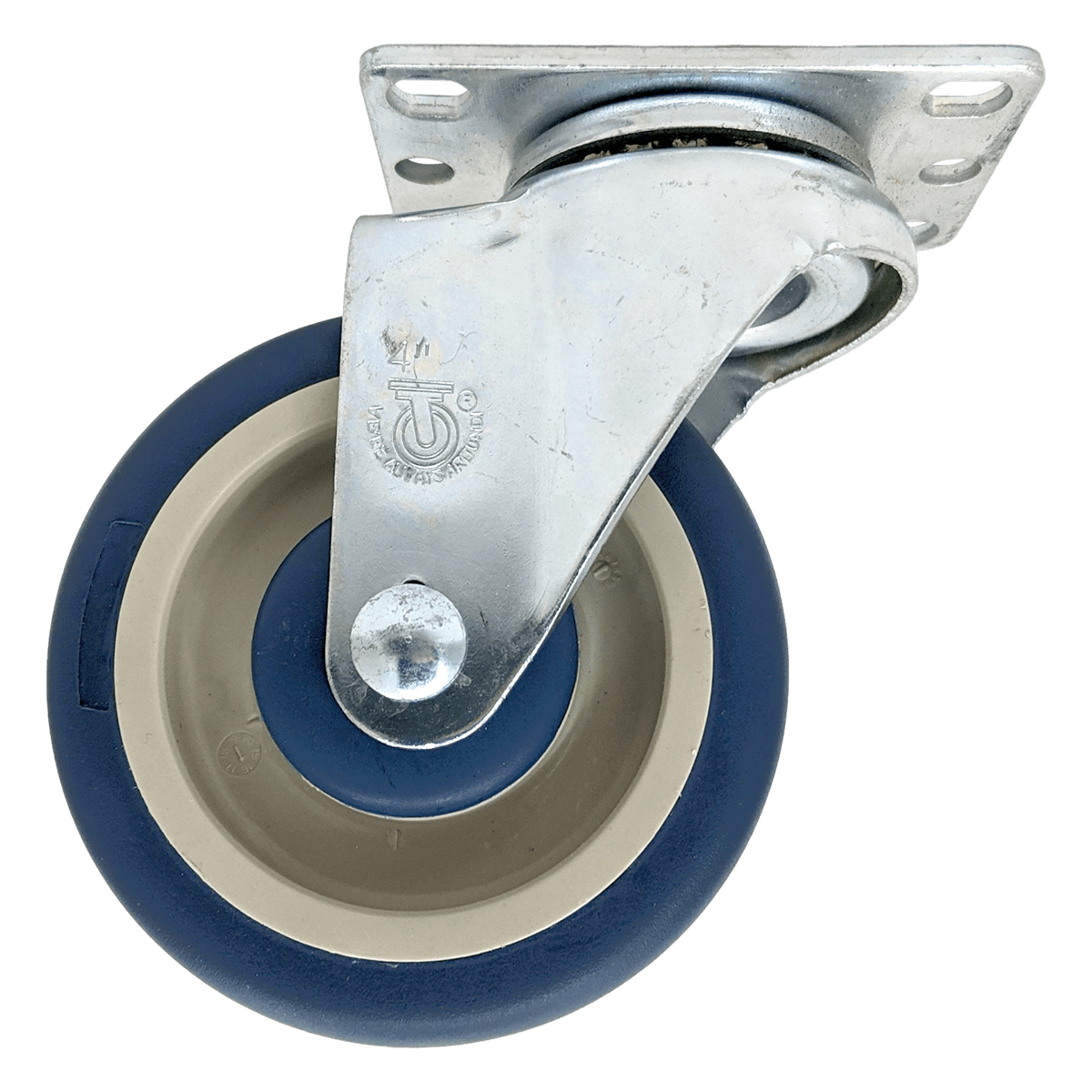 4" x 1-1/4" Light Medium Duty Swivel Caster with Poly-Pro Wheel - 13PP40GP4706YY