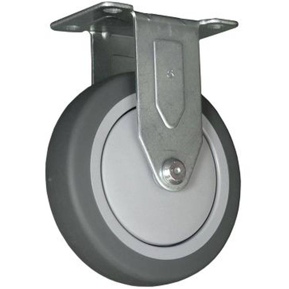 6" x 2" Light Medium Duty Rigid Caster with Thermo-Pro Wheel - 76TP60GI4406YY