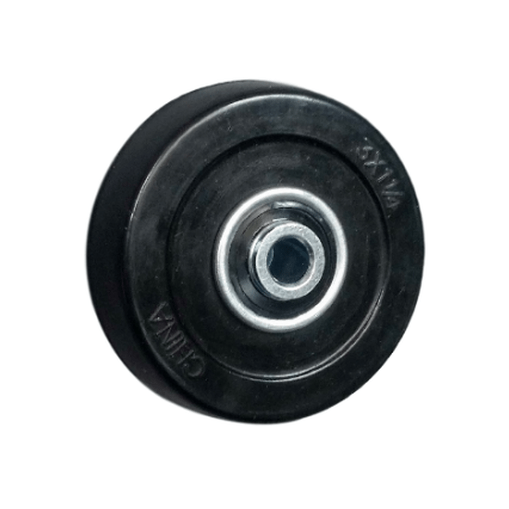 3" x 1-1/4" Soft Rubber Wheel - SR30GB42