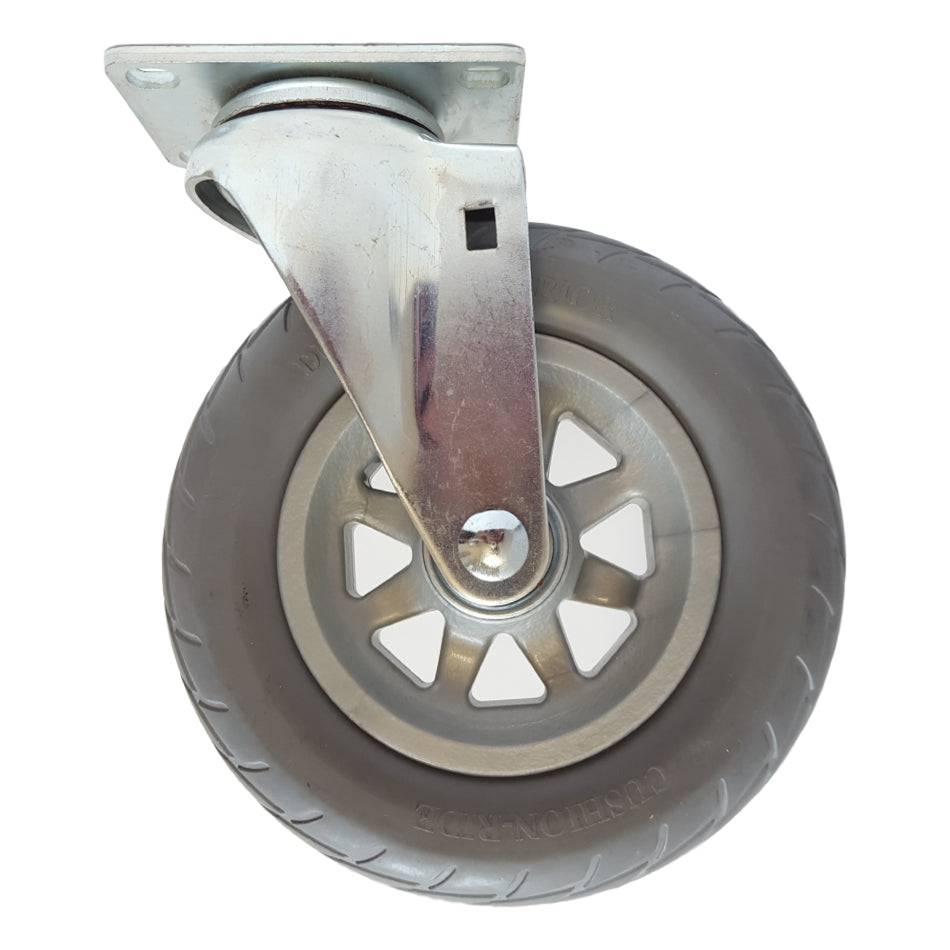 6" x 1-1/4" Light Medium Duty Swivel Caster with Cushion Ride Wheel - 75CR60GI4206YY