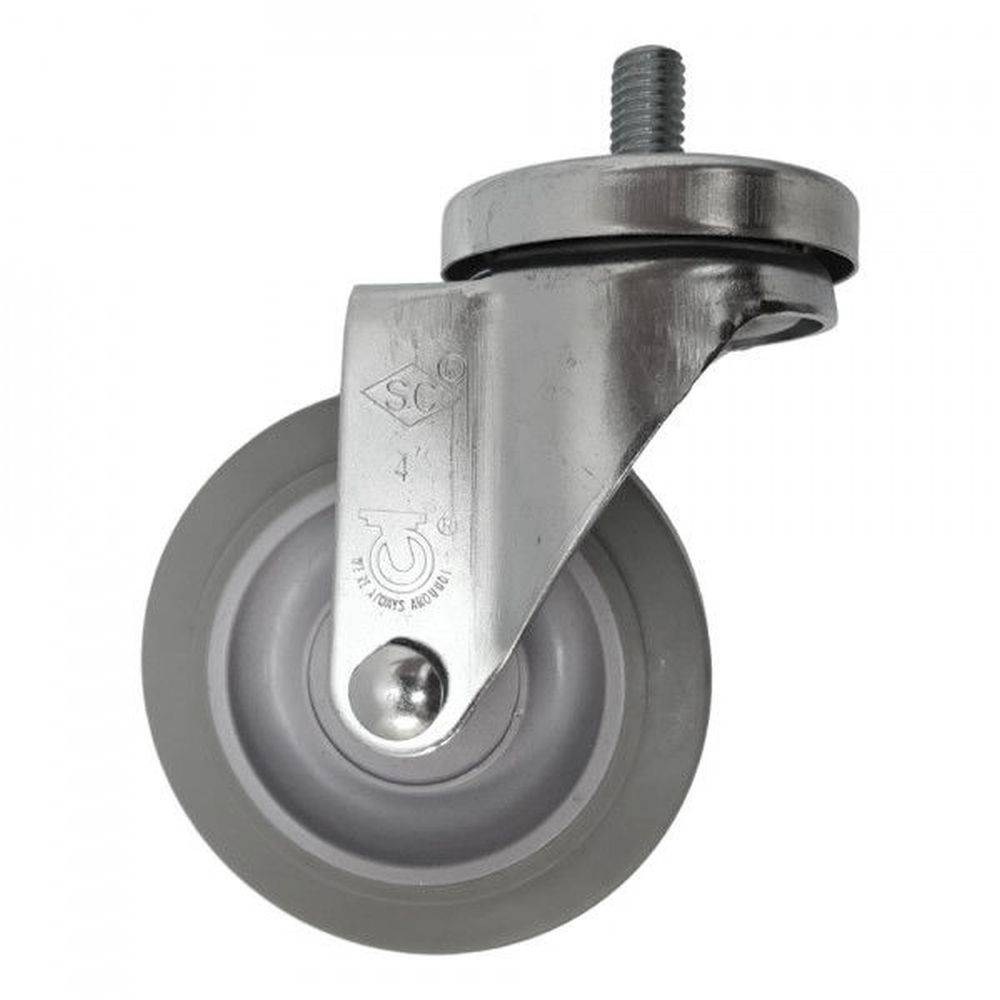 4" x 1-1/4" Light Medium Duty Swivel Caster with Nomadic Wheel - 21NM40GI4367YY