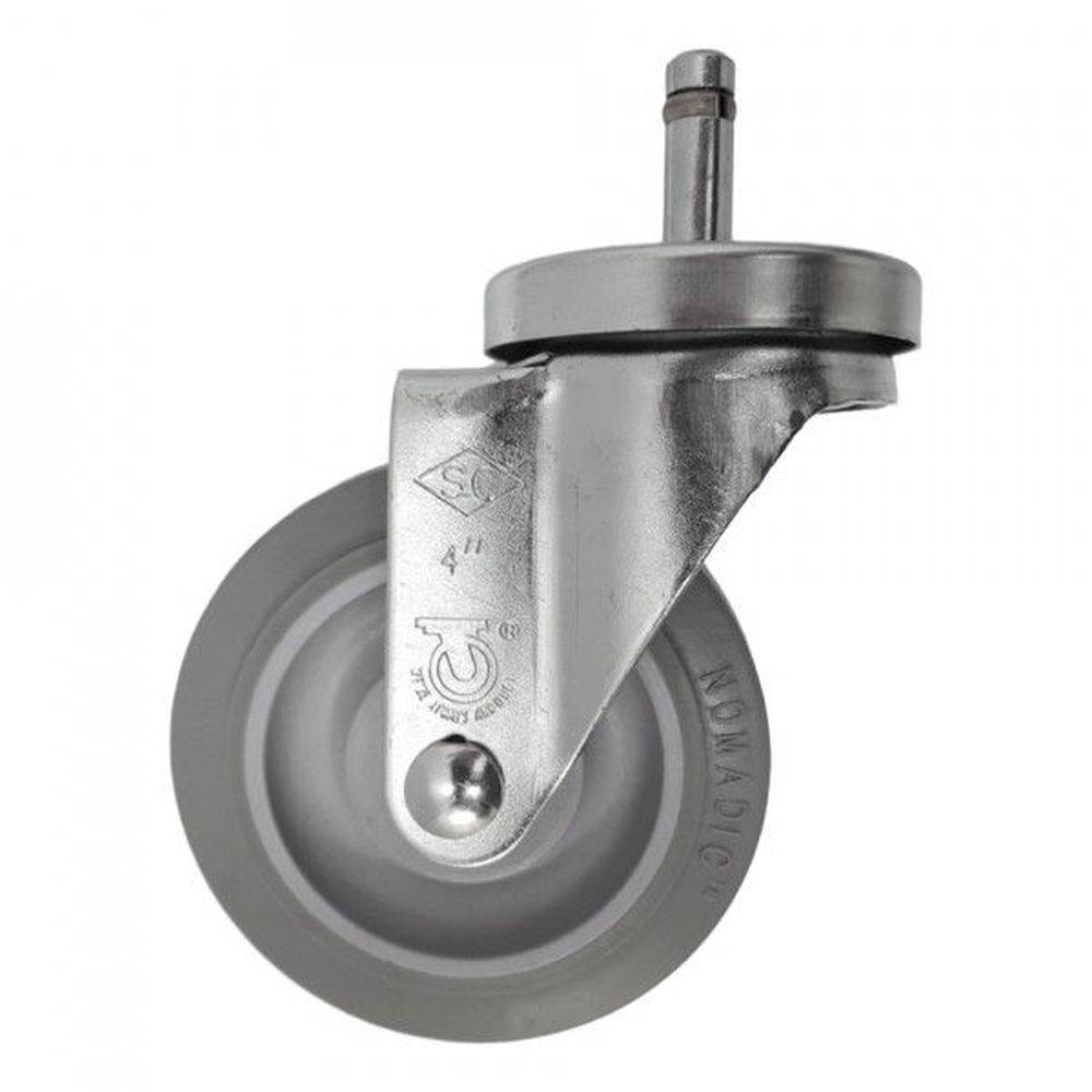 4" x 1-1/4" Light Medium Duty Swivel Caster with Nomadic Wheel - 21NM40GI4391YY