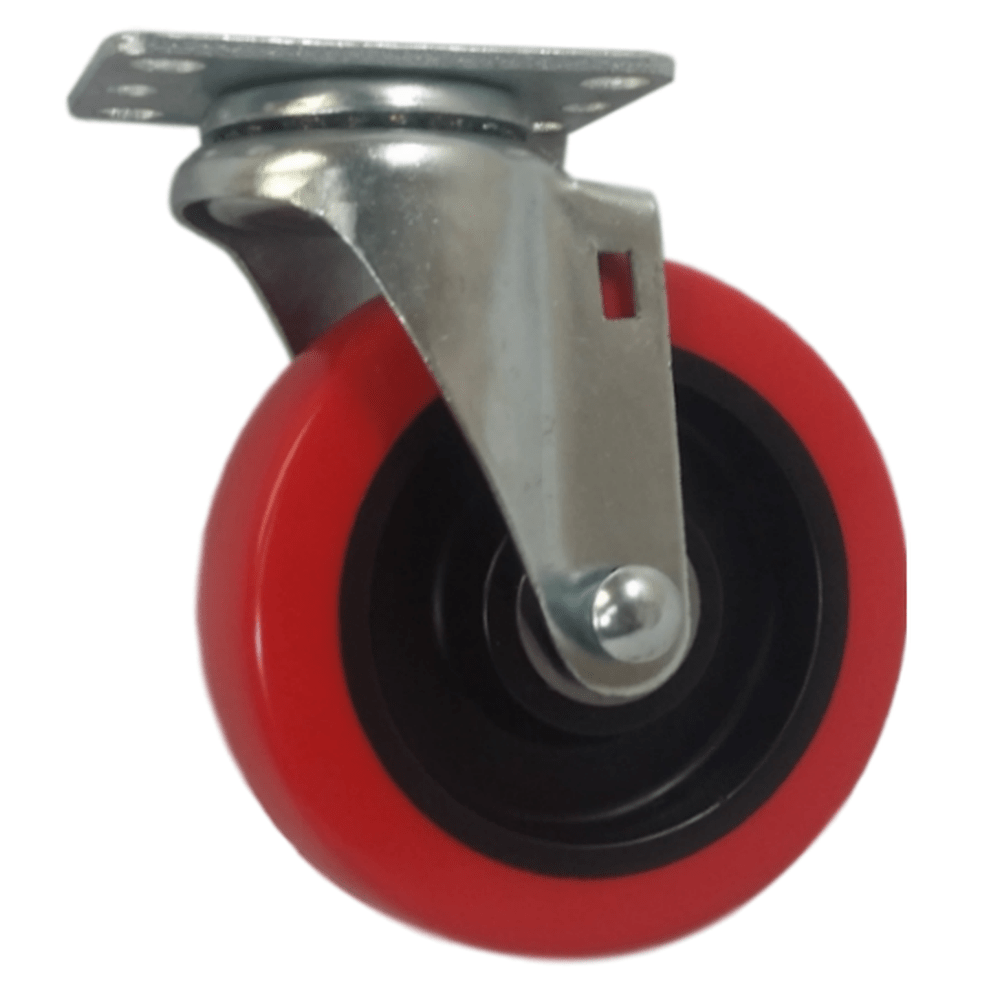 5" x 1-1/4" Light Medium Duty Swivel Caster with Poly-Pro Wheel - 75PP50GK4206YY