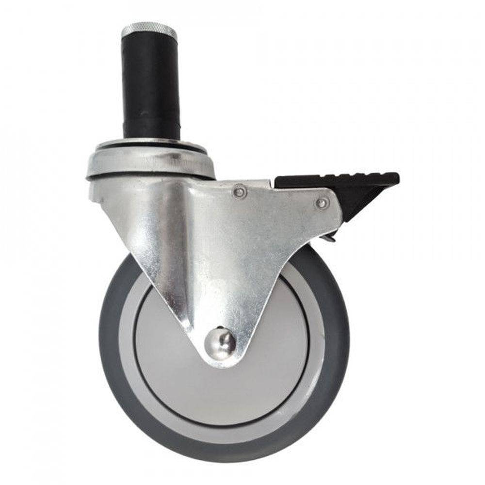 5" x 1-1/4" Light Medium Duty Total Lock Swivel Caster with Thermo-Pro Wheel - T3TP50GI4476YY