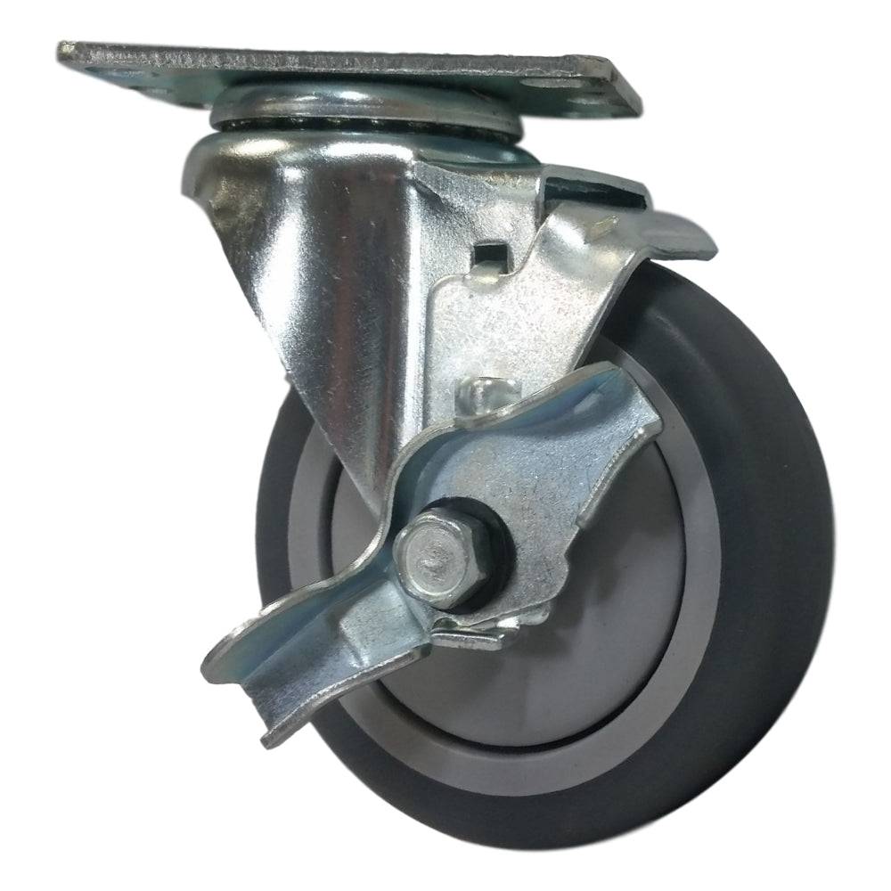 4" x 1-1/4" Light Medium Duty Swivel Caster with Thermo-Pro Wheel - 75TP40GI4406TY
