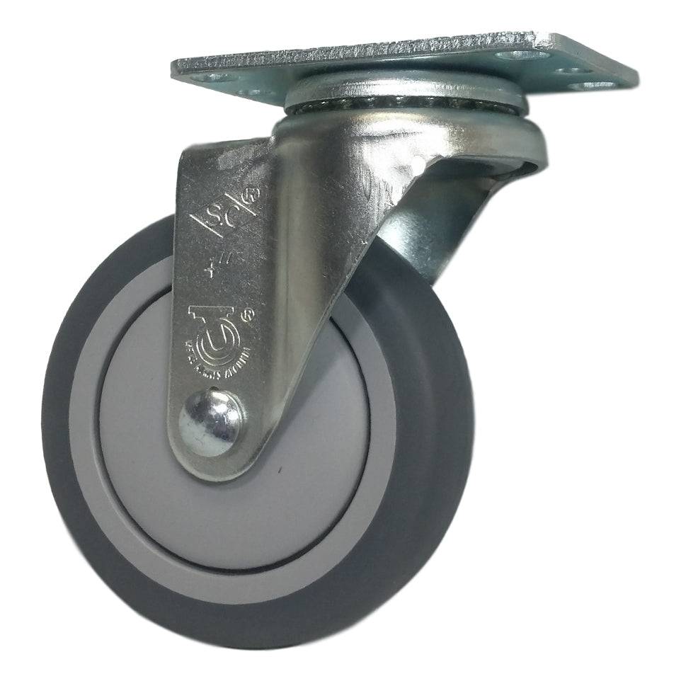 4" x 1-1/4" Light Medium Duty Swivel Caster with Thermo-Pro Wheel - 75TP40GI4406YY
