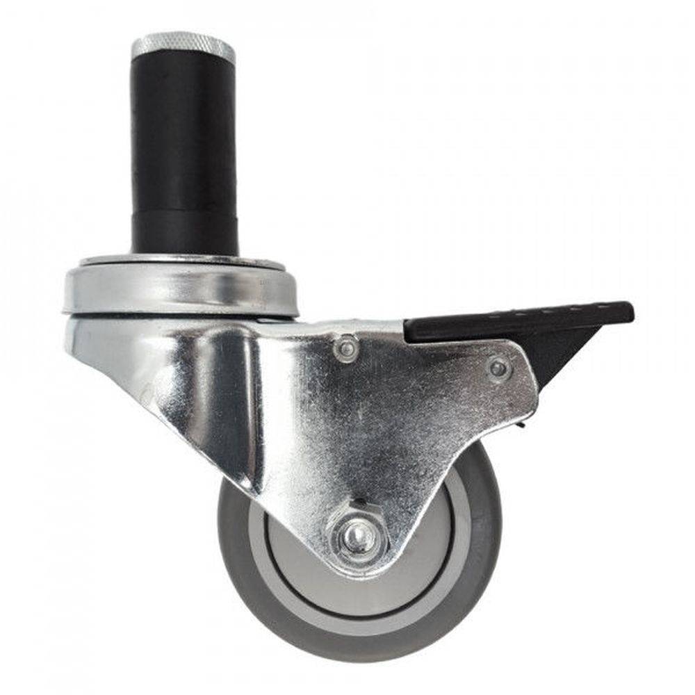3" x 1-1/4" Light Medium Duty Total Lock Swivel Caster with Thermo-Pro Wheel - T3TP30GI4474YY