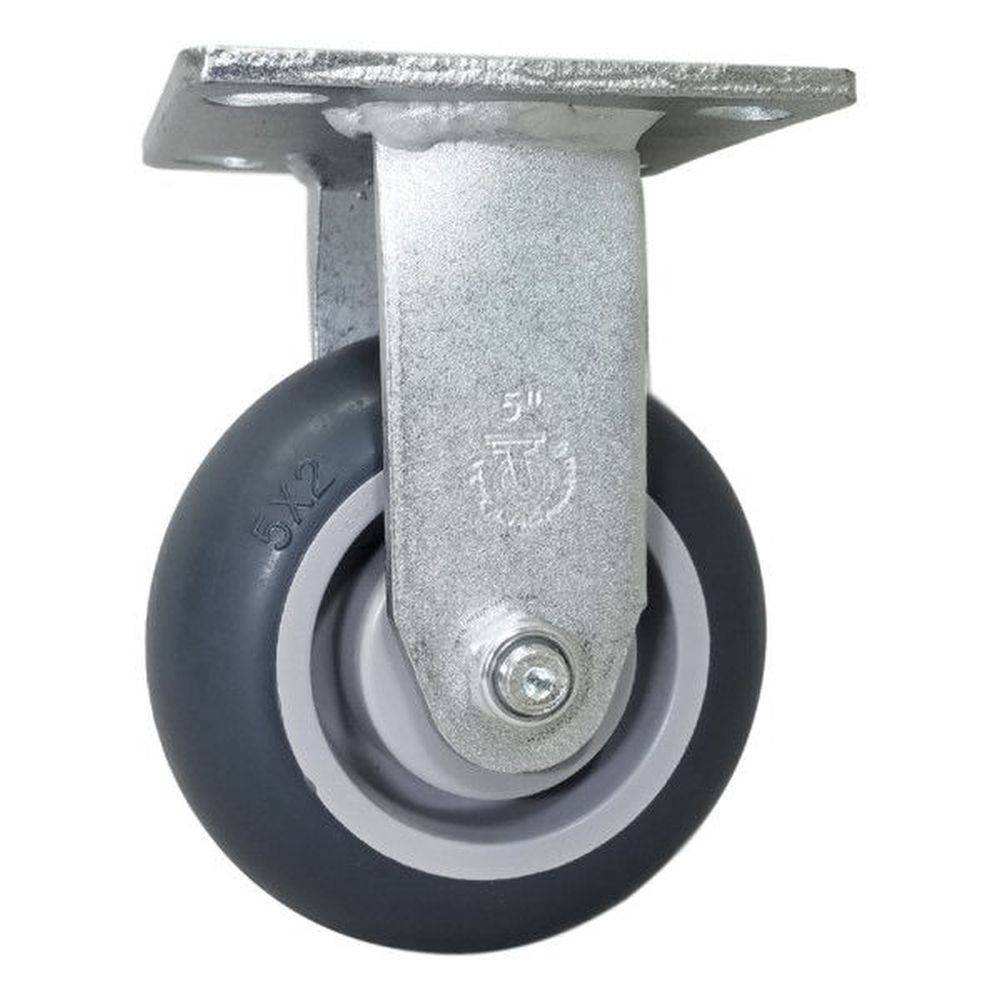 5" x 2" Medium Duty Series Rigid Caster with Thermo-Pro Wheel - 28TP50JX6017YY