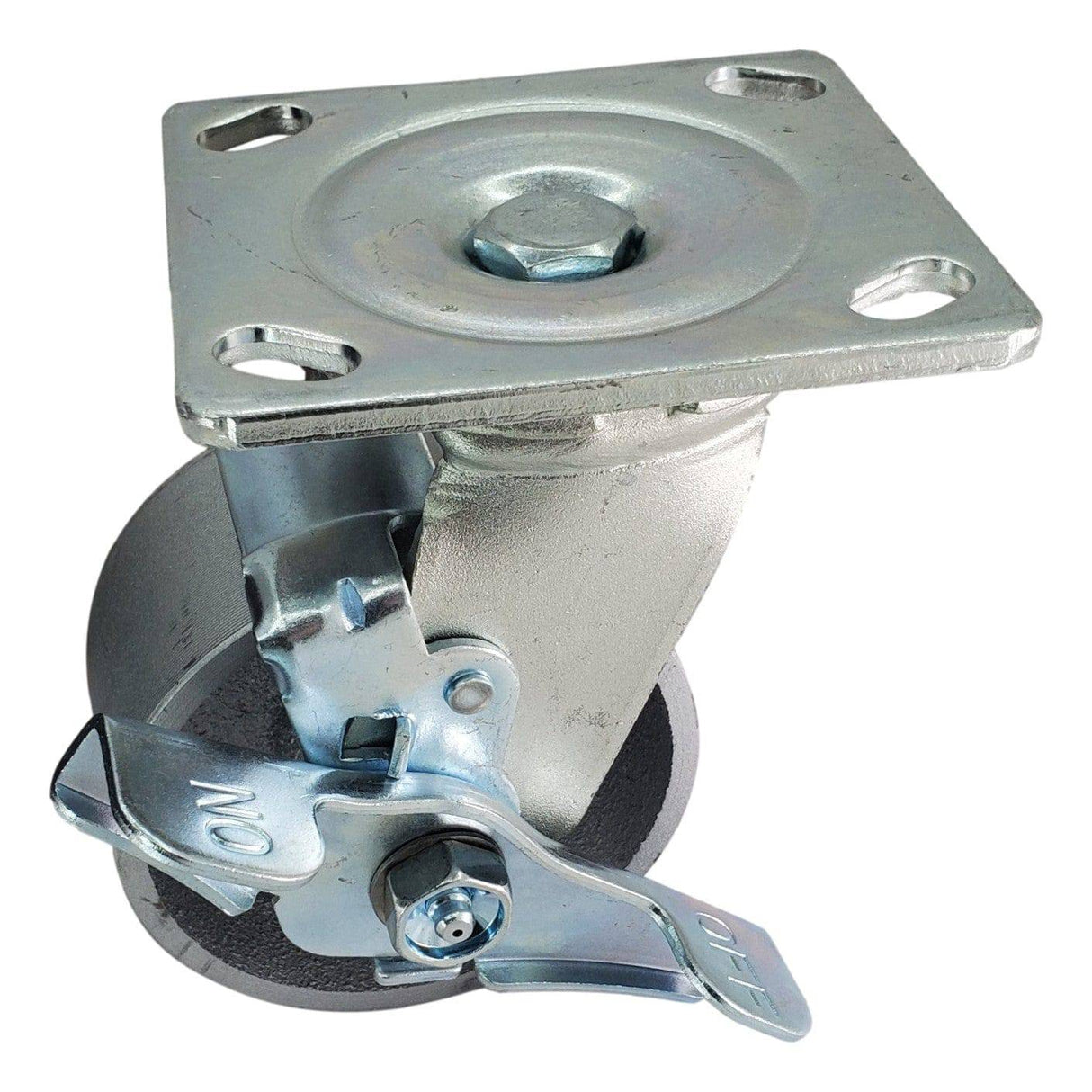 4" x 2" Medium Duty Series Swivel Caster with Semi-Steel Wheel - 27SS40JS0417TY