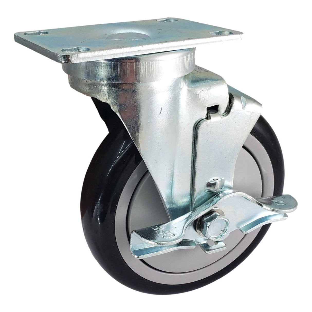 5" x 1-1/4" Light Medium Duty Swivel Caster with Poly-Pro Wheel - 75PP50GA4406TY