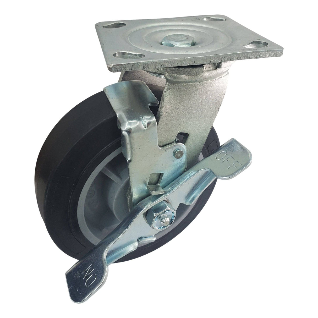 6" x 2" Medium Duty Series Swivel Caster with Nomadic Wheel - 27NM60JA6017TY