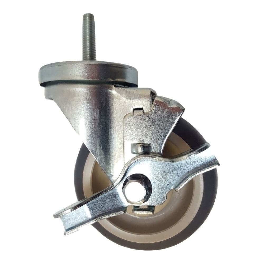 4" x 1-1/4" Light Medium Duty Swivel Caster with Thermo-Pro Wheel - 21TP40GY4767TY