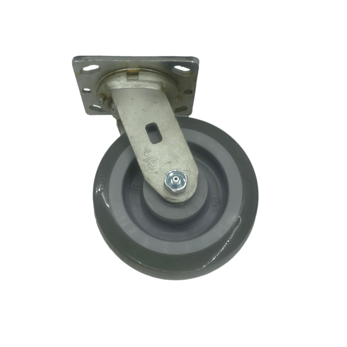 6" x 2" Medium Duty Series Swivel Caster with Poly-Pro Wheel - 27PP60JI6017YY