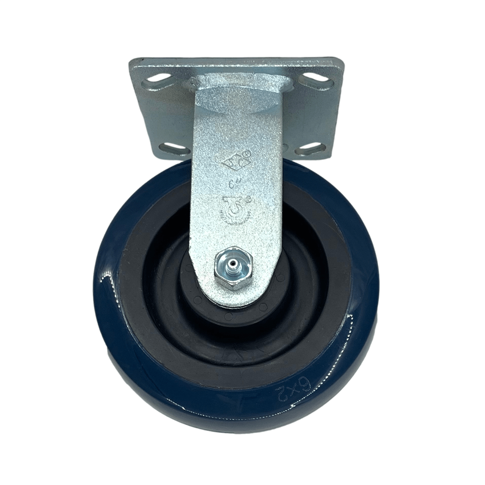 6" x 2" Medium Duty Series Rigid Caster with Poly-Pro Wheel - 28PP60JU6017YY