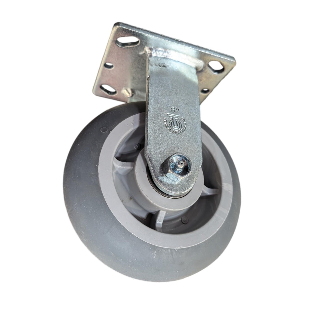 6" x 2" Medium Duty Series Rigid Caster with Thermo-Pro Wheel - 28TP60JX6017YY