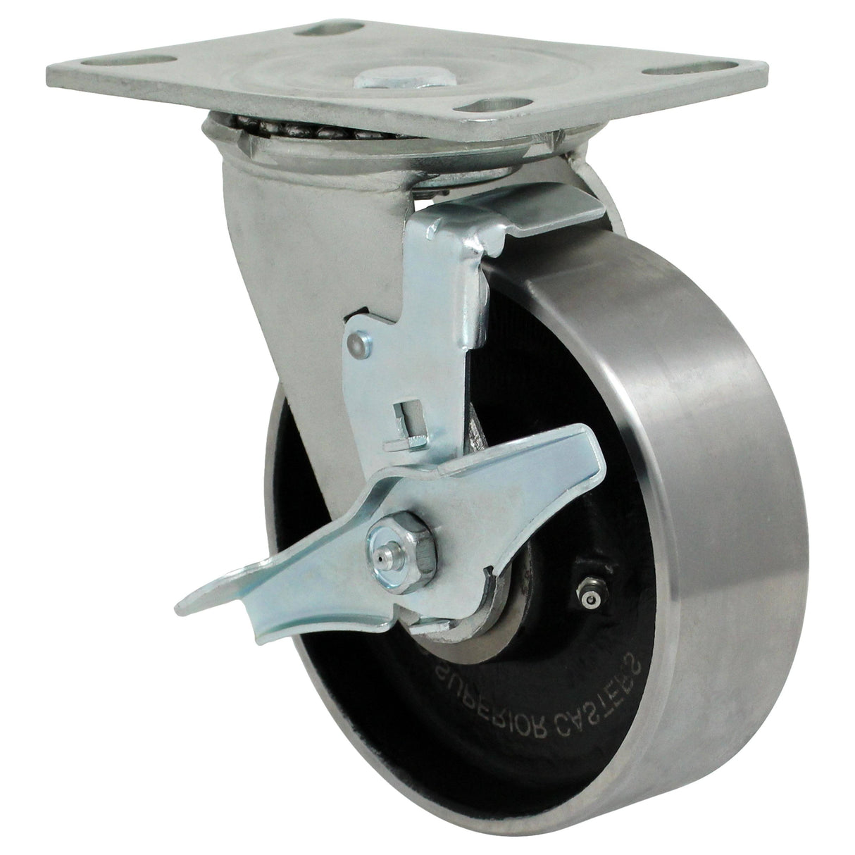 6" x 2" Medium Heavy Duty Series Swivel Caster with Drop-Forged Steel Wheel - 43FS60JS6319TY