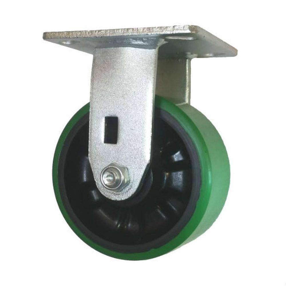 5" x 2" Medium Duty Series Rigid Caster with Polyon Maxrok Wheel - 28MU50JG6017YY