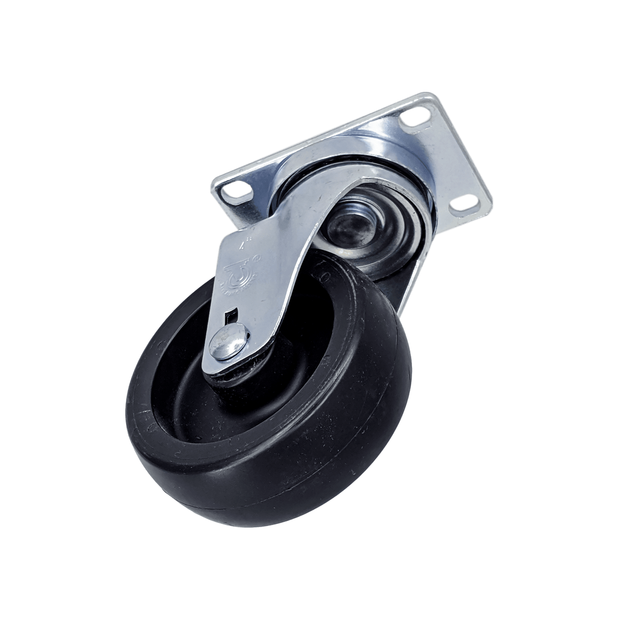 4" x 1-1/4" Light Medium Duty Swivel Caster with Polyolefin Wheel - 75PO40GB8211YY